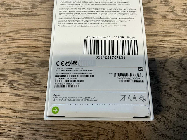 Apple iphone 13 128gb roze - afbeelding 9 van  10