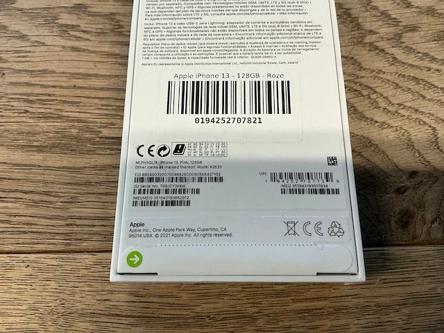 Apple iphone 13 128gb roze - afbeelding 2 van  10