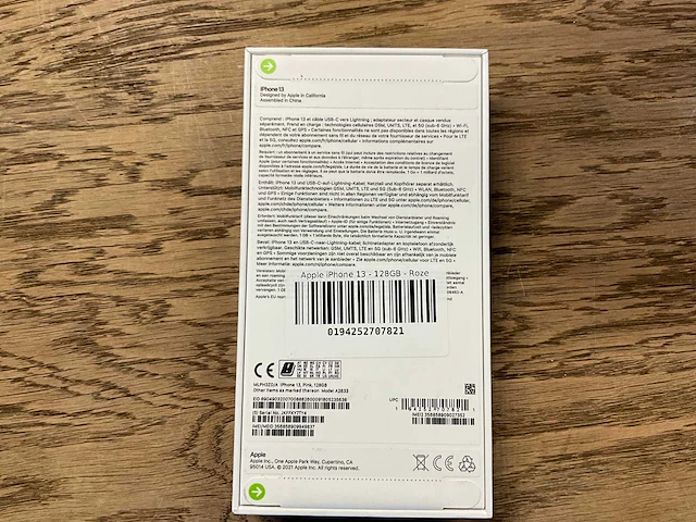 Apple iphone 13 128gb roze - afbeelding 2 van  10