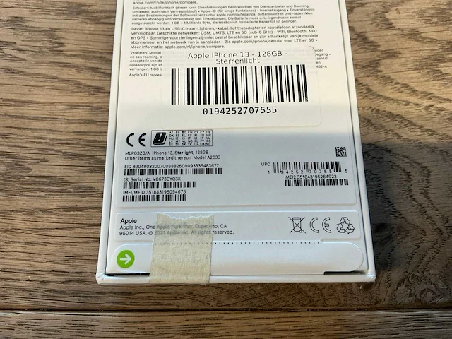 Apple iphone 13 128gb sterrenlicht - afbeelding 9 van  9