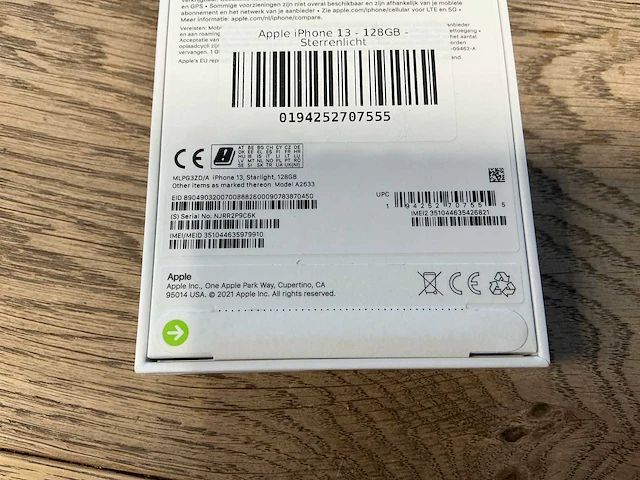 Apple iphone 13 128gb sterrenlicht - afbeelding 9 van  9