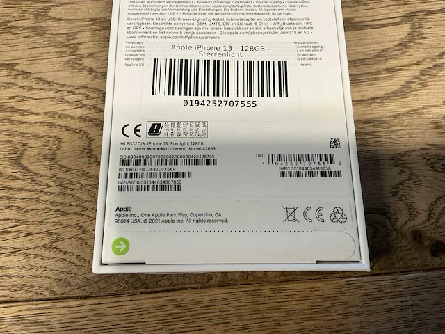 Apple iphone 13 128gb sterrenlicht - afbeelding 9 van  9
