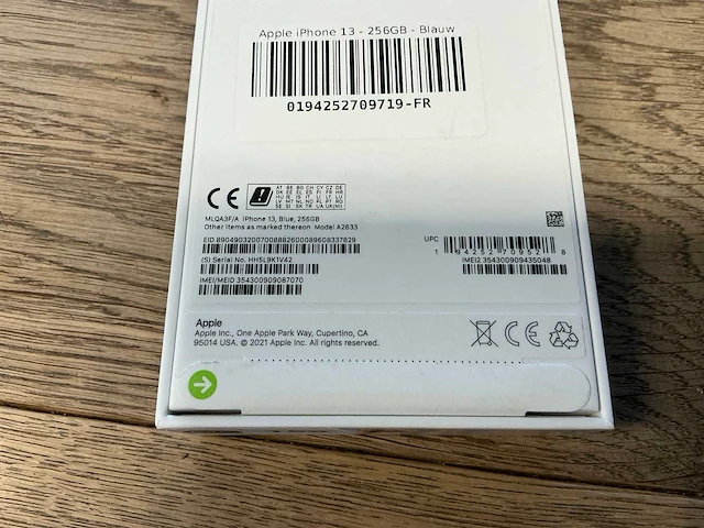 Apple iphone 13 256gb blauw - afbeelding 8 van  8