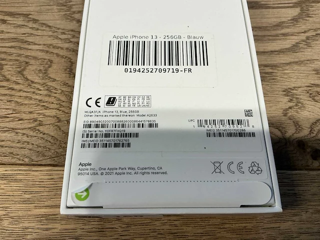 Apple iphone 13 256gb blauw - afbeelding 8 van  8