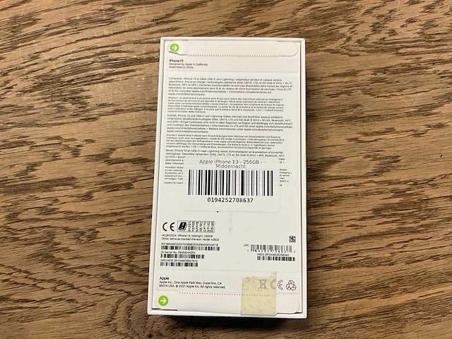 Apple iphone 13 256gb middernacht - afbeelding 8 van  8