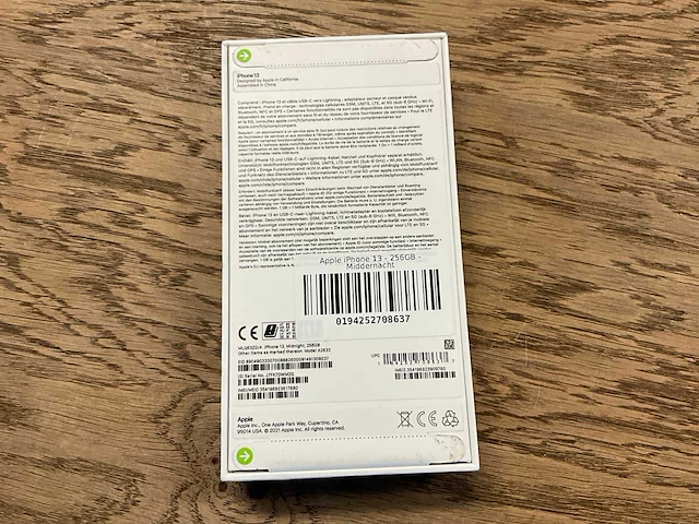 Apple iphone 13 256gb middernacht - afbeelding 8 van  8