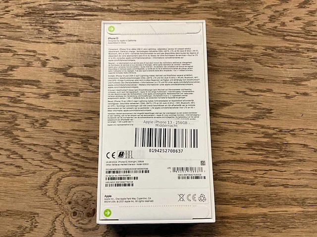 Apple iphone 13 256gb middernacht - afbeelding 8 van  8