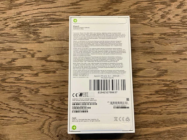 Apple iphone 13 256gb middernacht - afbeelding 8 van  8