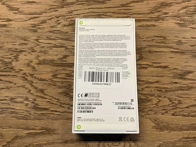 Apple iphone 13 256gb middernacht - afbeelding 8 van  8