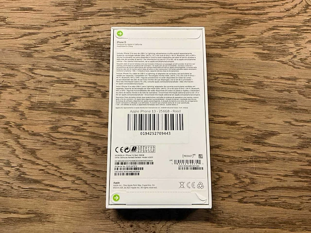 Apple iphone 13 256gb rood - afbeelding 8 van  8