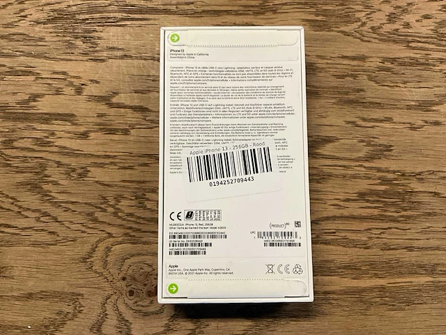 Apple iphone 13 256gb rood - afbeelding 8 van  8