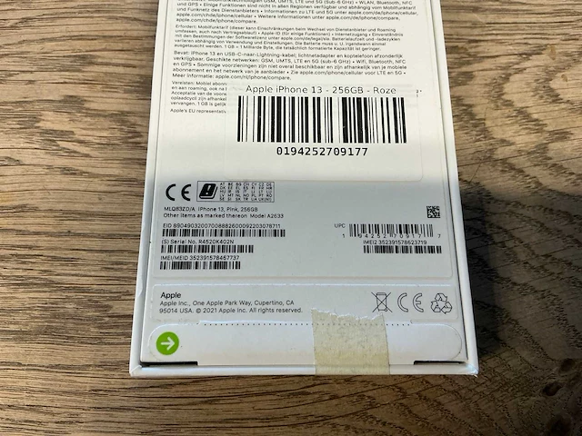 Apple iphone 13 256gb roze - afbeelding 9 van  10