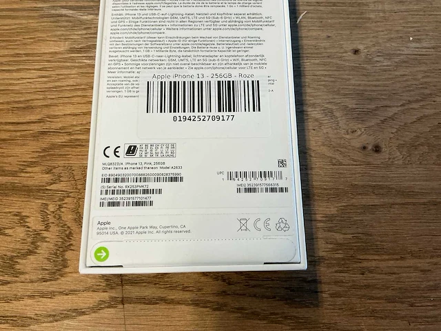 Apple iphone 13 256gb roze - afbeelding 2 van  10