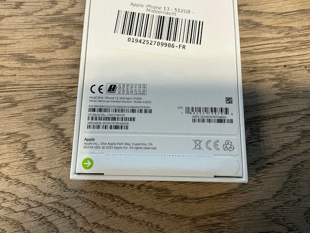 Apple iphone 13 512gb middernacht - afbeelding 8 van  8