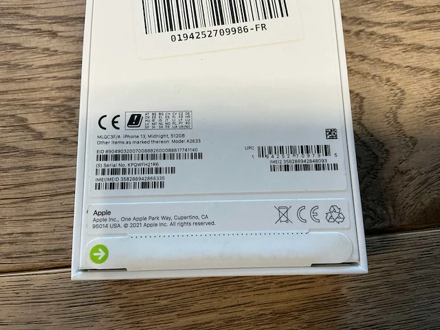 Apple iphone 13 512gb middernacht - afbeelding 8 van  8