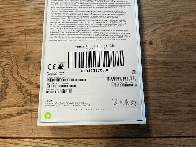 Apple iphone 13 512gb middernacht - afbeelding 8 van  8