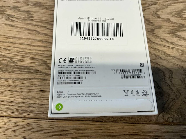 Apple iphone 13 512gb middernacht - afbeelding 8 van  8