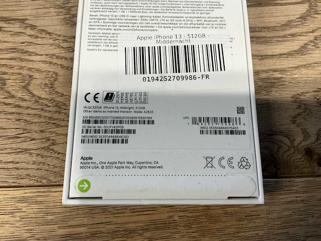 Apple iphone 13 512gb middernacht - afbeelding 8 van  8