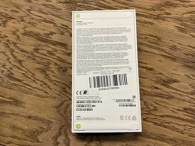Apple iphone 13 512gb middernacht - afbeelding 8 van  8