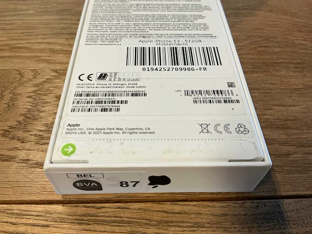 Apple iphone 13 512gb middernacht - afbeelding 8 van  8