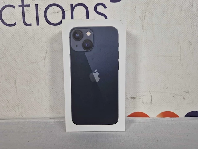 Apple iphone 13 mini - 128gb - middernacht - afbeelding 2 van  3