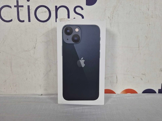 Apple iphone 13 mini - 128gb - middernacht - afbeelding 2 van  3