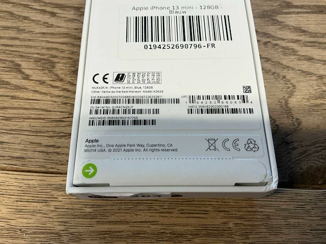 Apple iphone 13 mini 128gb blauw - afbeelding 2 van  10