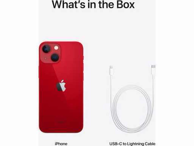 Apple iphone 13 mini 128gb rood - afbeelding 5 van  9