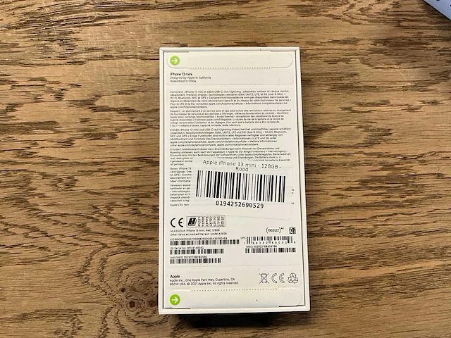 Apple iphone 13 mini 128gb rood - afbeelding 9 van  9