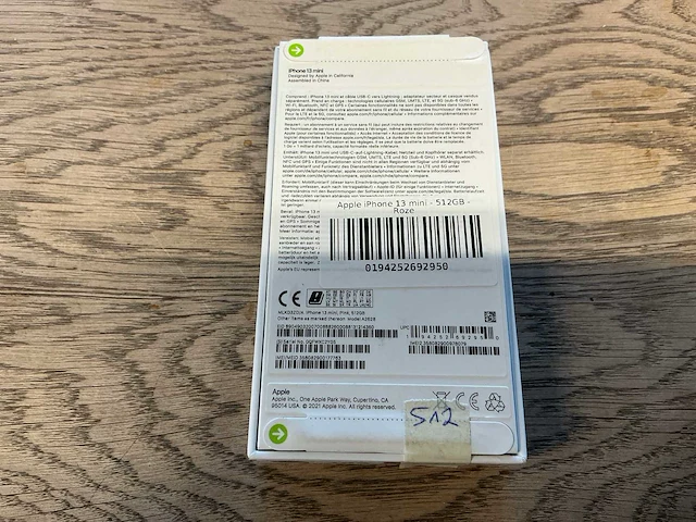 Apple iphone 13 mini 512gb roze - afbeelding 4 van  4