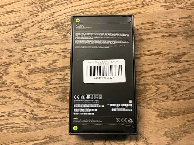 Apple iphone 13 pro 128gb sierra blue - afbeelding 2 van  10