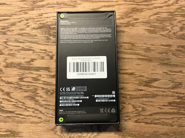 Apple iphone 13 pro 128gb sierra blue - afbeelding 2 van  10