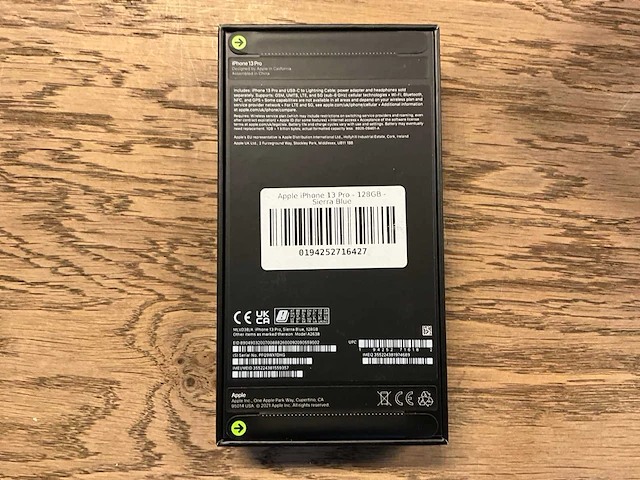 Apple iphone 13 pro 128gb sierra blue - afbeelding 2 van  10
