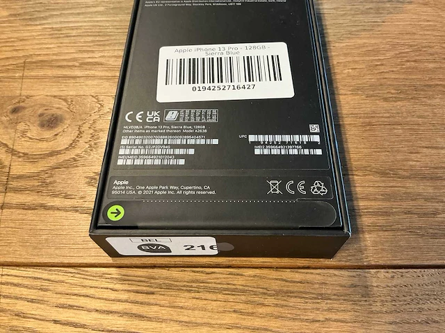 Apple iphone 13 pro 128gb sierra blue - afbeelding 2 van  10