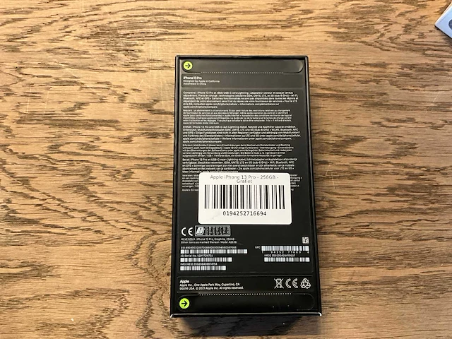 Apple iphone 13 pro 256gb grafiet - afbeelding 2 van  3