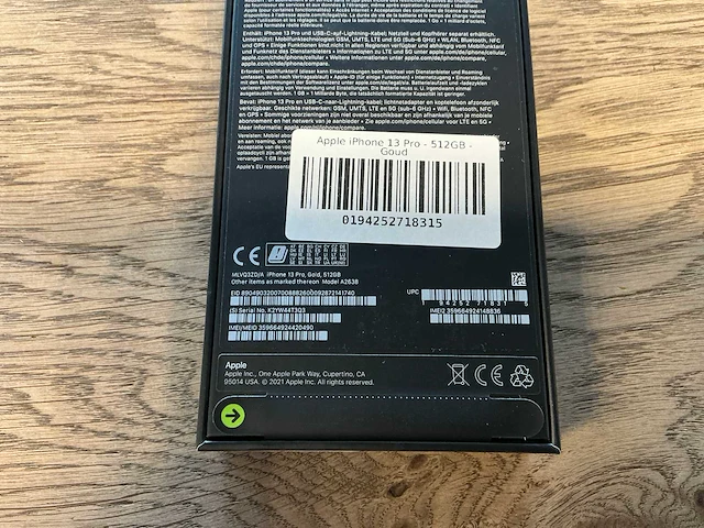 Apple iphone 13 pro 512gb goud - afbeelding 6 van  10
