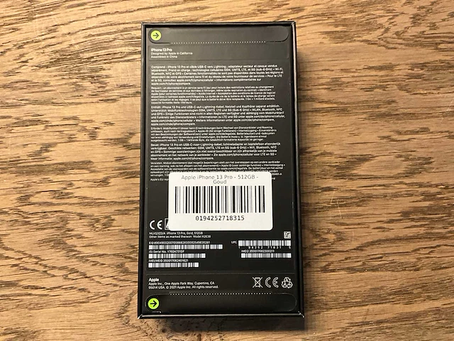Apple iphone 13 pro 512gb goud - afbeelding 2 van  10
