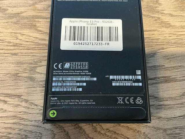 Apple iphone 13 pro 512gb grafiet - afbeelding 3 van  5