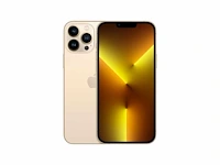 Apple iphone 13 pro max - 128gb - goud - afbeelding 1 van  4