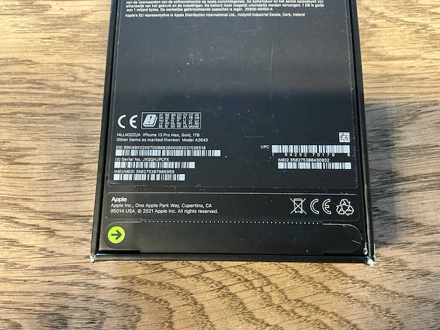 Apple iphone 13 pro max 1tb goud - afbeelding 2 van  6