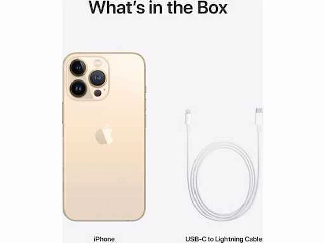 Apple iphone 13 pro max 1tb goud - afbeelding 5 van  6