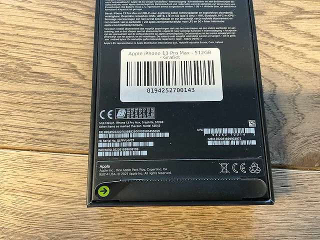 Apple iphone 13 pro max 512gb graphite - afbeelding 2 van  10