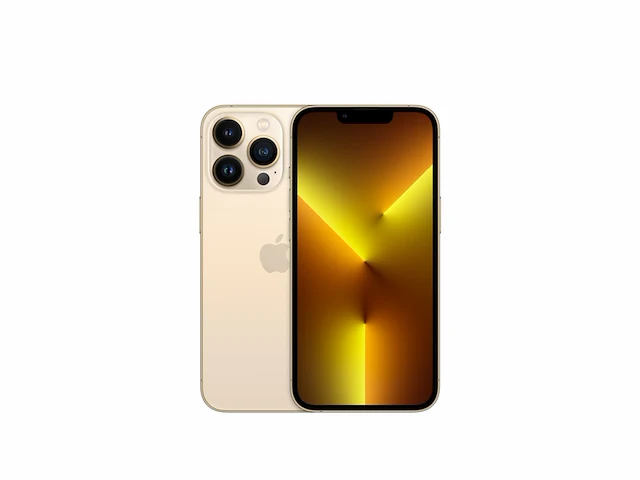 Apple iphone 13 pro smartphone 128 gb goud - afbeelding 1 van  6