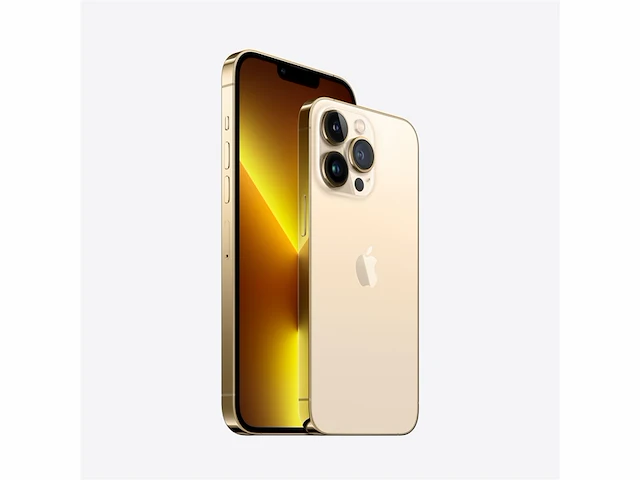 Apple iphone 13 pro smartphone 128 gb goud - afbeelding 3 van  6