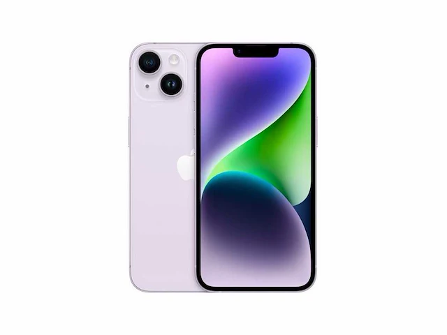 Apple iphone 14 - 128gb - paars - afbeelding 1 van  3