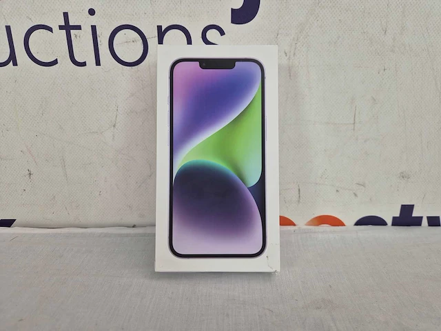 Apple iphone 14 - 128gb - paars - afbeelding 2 van  3
