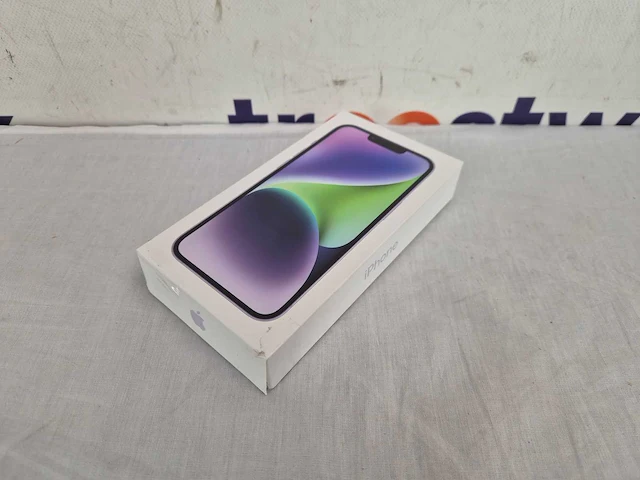 Apple iphone 14 - 128gb - paars - afbeelding 3 van  3