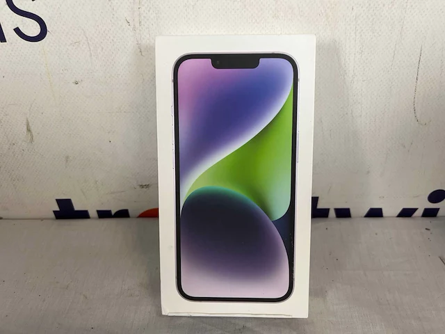 Apple iphone 14 - 128gb - paars - afbeelding 2 van  2