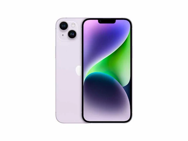 Apple iphone 14 plus - 128gb - paars - afbeelding 1 van  3