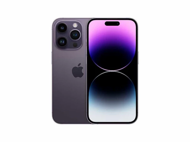 Apple iphone 14 pro - 128gb - dieppaars - afbeelding 1 van  3